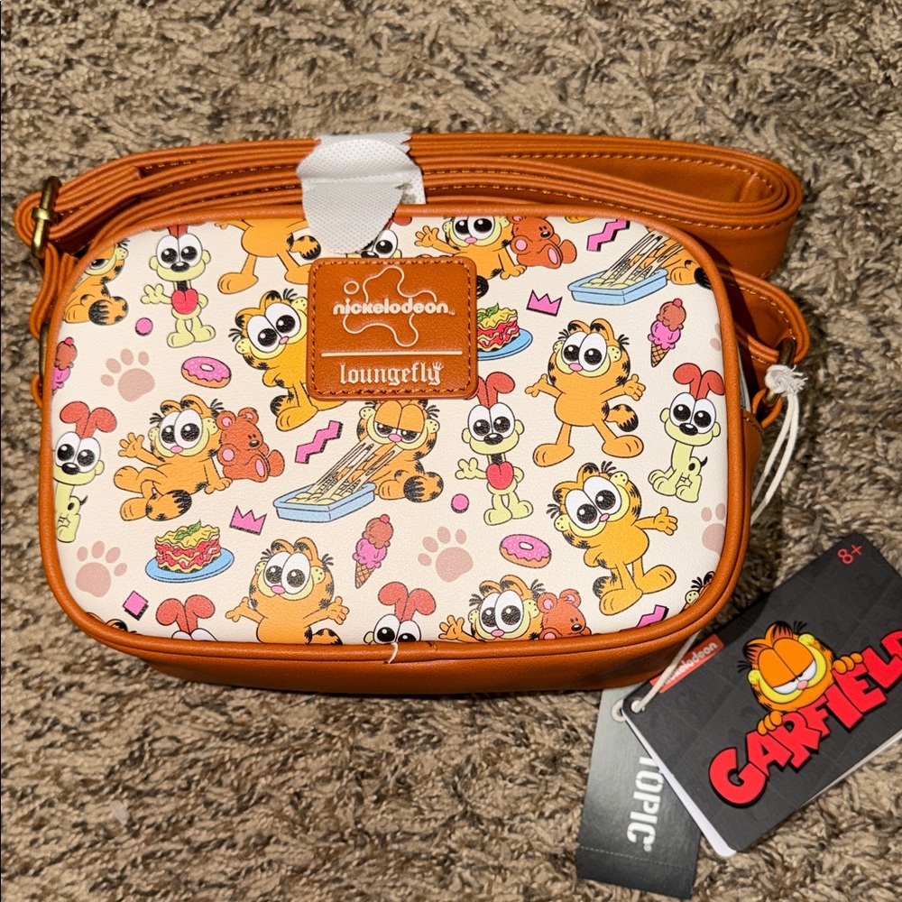 Loungefly Garfield Small Pet Carrier - Orange and White